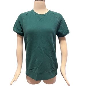 Lands End short sleeve sweatshirt